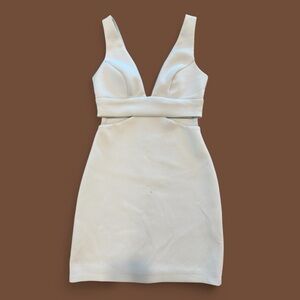 Topshop Cream Mini Dress